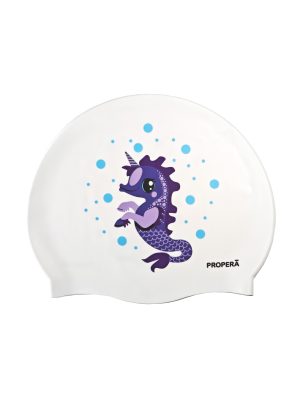 PROPERĀ FlexiFit SILK EFFECT PRINT JR Badekappe Art.-Nr. KID1AS0824253 Farbe SEAHORSE