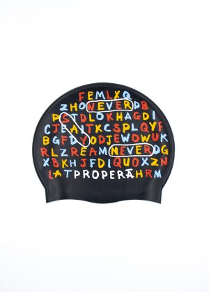 PROPERĀ FlexiFit SILK EFFECT PRINT I Badekappe Art.-Nr. 1DS0824206 Farbe SUPER LETTERS